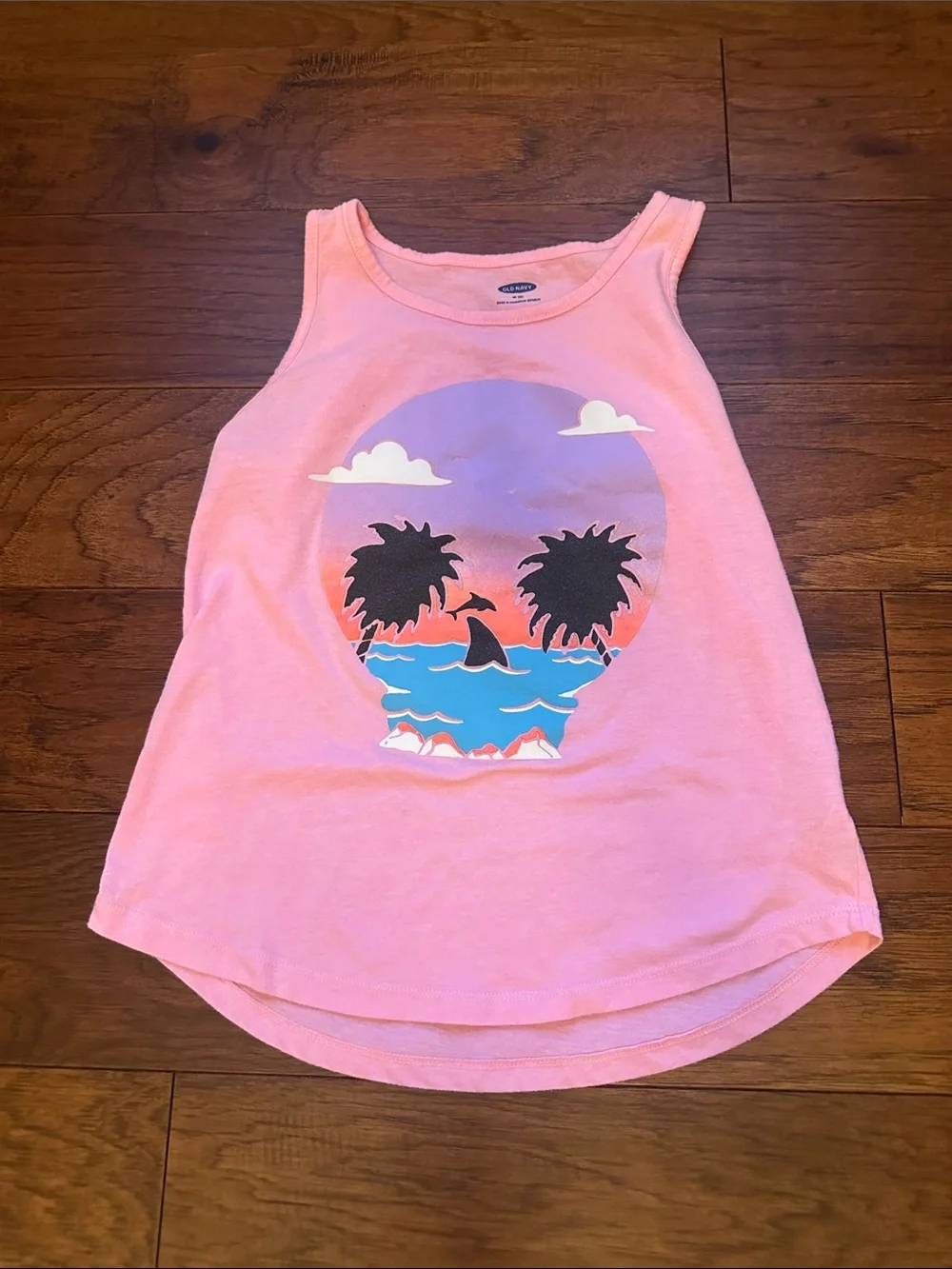 Old Navy Girls Tank Top Bundle - Yellow, Black, Pink, Turquoise, Camo